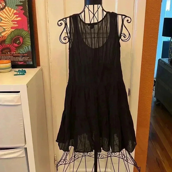 J Crew Gauze Drop-Waist Dress-Sz S - Picture 4 of 4